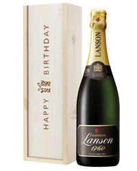 Lanson Champagne Birthday Gift