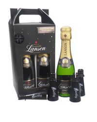 Lanson Four Mini Champagnes And Sippers Gift Set