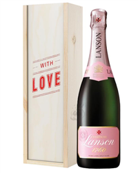Lanson Rose Champagne Valentines Day Gift