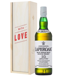 Laphroaig 10 Single Malt Whisky Valentines Day Gift