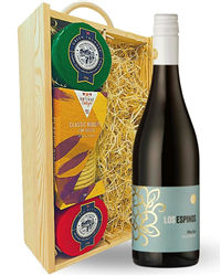 Merlot Red Wine and Cheese Hamper