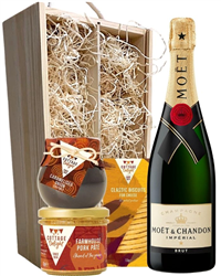 Moet & Chandon Champagne & Gourmet Food Gift Box