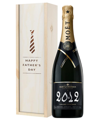 Moet et Chandon Vintage Fathers Day Gift In Wooden Box