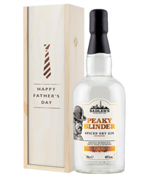 Peaky Blinder Spiced Dry Gin Fathers Day Gift In Wooden Box