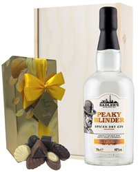 Peaky Blinder Spiced Gin And Chocolates Gift Set