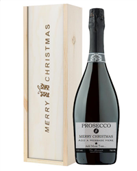 Personalised Christmas Prosecco