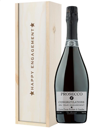 Personalised Prosecco Engagement Gift
