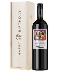 Red Wine Birthday Gift - Best Friends