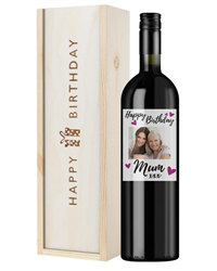 Red Wine Birthday Gift For Mum