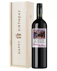 Red Wine Birthday Gift - Wine Friends