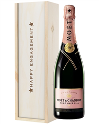 Pink Champagne Engagement Gift