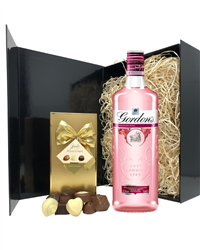 Pink Gin Gift Set - Gordons Pink Gin Gifts for Gin Lovers