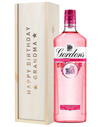 Pink Gin Birthday Gift For Grandma