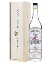 Portobello Road Gin Christmas Gift In Wooden Box