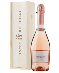 Prosecco Rose Birthday Gift