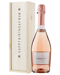 Prosecco Rose Birthday Gift For Mum