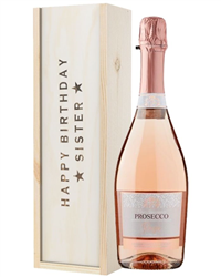 Prosecco Rose Birthday Gift For Sister