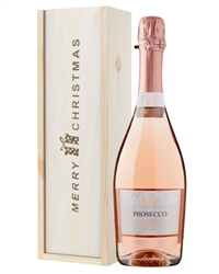 Prosecco Rose Christmas Gift