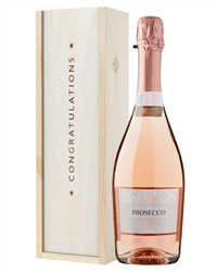 Prosecco Rose Congratulations Gift