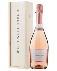 Prosecco Rose Get Well Soon Gift