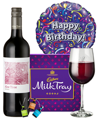 Red Wine and Chocolates Birthday Gift