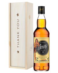 Sailor Jerry Rum Thank You Gift In Wooden Box
