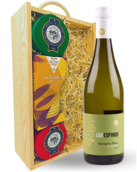 Sauvignon Blanc Wine and Cheese Hamper