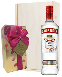 Smirnoff Red Label Vodka and Chocolates Gift Set