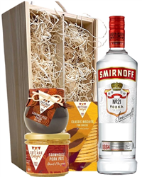 Smirnoff Vodka and Pate 