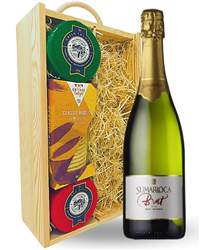 Sparkling Wine and Cheese Hamper