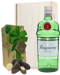 Tanqueray Gin and Chocolates Gift Set