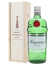 Tanqueray London Dry Gin Fathers Day Gift In Wooden Box