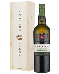Taylors Chip Dry White Port Birthday Gift