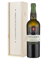 Taylors Chip Dry White Port Congratulations Gift