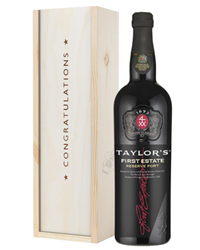 Taylors First Reserve Port Congratulations Gift