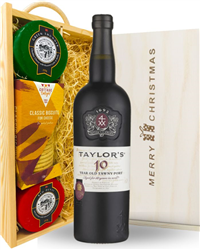 Vintage Port and Cheese Christmas Hamper