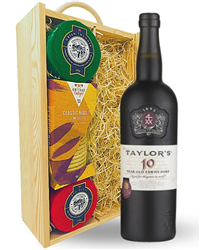 Vintage Port and Cheese Hamper