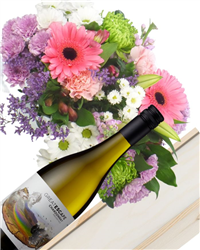 White Wine And Flowers