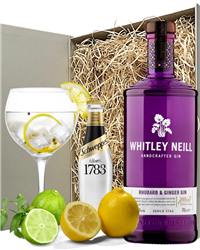 Whitley Neill Rhubarb Ginger Gin And Tonic Gift Set