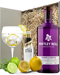 Whitley Neill Rhubarb Ginger Gin and Tonic Gift Set