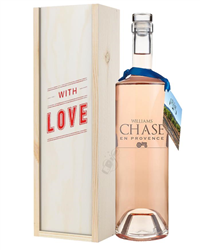 Williams Chase Rose Wine Valentines With Love Special Gift Box