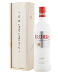 Archers Peach Schnapps Congratulations Gift