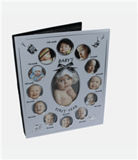 Babys Silver Photo Album