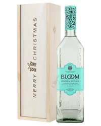 Bloom Gin Christmas Gift In Wooden Box