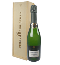 Bollinger Grande Annee Vintage Single Bottle Christmas Gift In Wooden Box