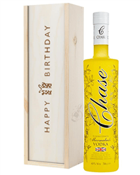 Chase Eureka Lemon Marmalade Vodka Birthday Gift In Wooden Box