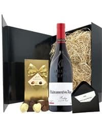 Red Wine and Chocolate Gift Set – Châteauneuf-du-Pape