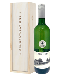 English White Wine Congratulations Gift