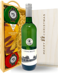 English Wine and Cheese Christmas Hamper