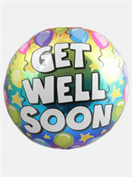 Get Well Soon Helium Balloon Gift